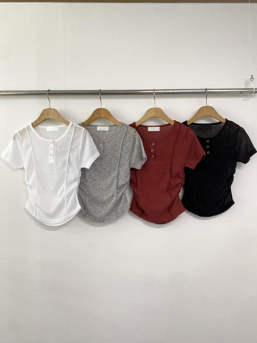 微透薄坑紋Tee|dar610